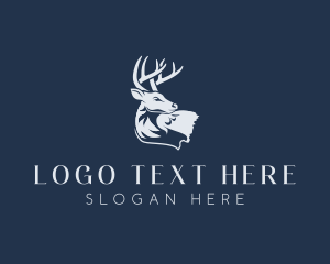Hunting Deer Wildlife logo