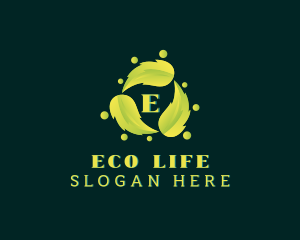 Eco Leaf Environment logo design