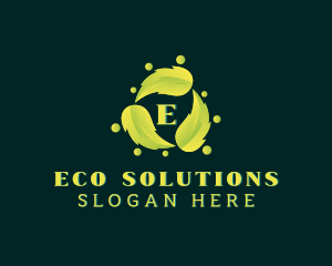 Eco Leaf Environment logo design