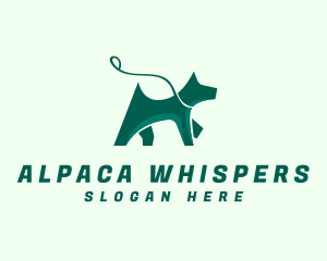 Dog Walker Leash logo design