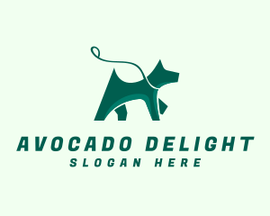 Dog Walker Leash logo design