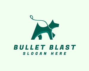 Dog Walker Leash logo design