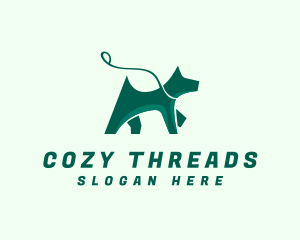 Dog Walker Leash logo design