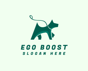 Dog Walker Leash logo design