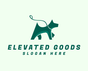 Dog Walker Leash logo design