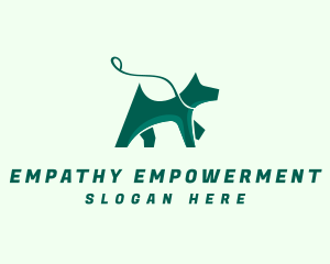 Dog Walker Leash logo design