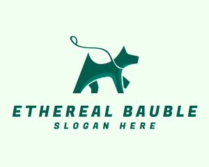 Dog Walker Leash logo design