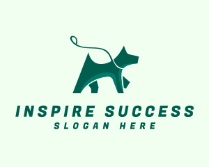 Dog Walker Leash logo design