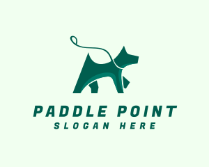 Dog Walker Leash logo design