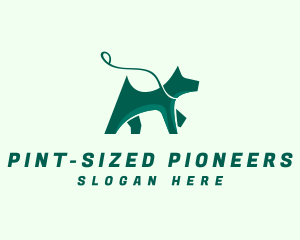 Dog Walker Leash logo design