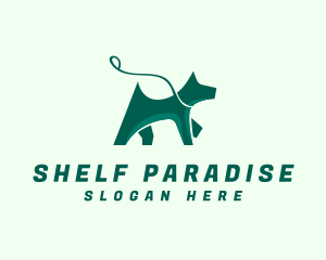 Dog Walker Leash logo design