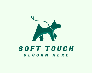 Dog Walker Leash logo design