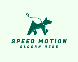 Dog Walker Leash logo design