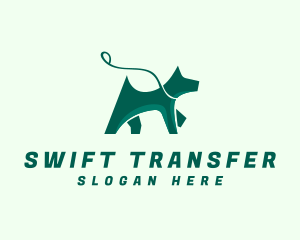 Dog Walker Leash logo design