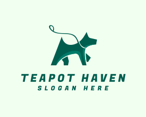 Dog Walker Leash logo design