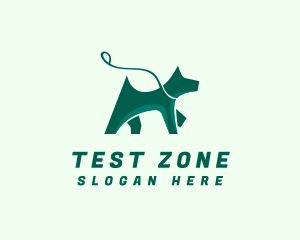 Dog Walker Leash logo design