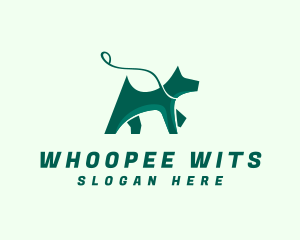 Dog Walker Leash logo design