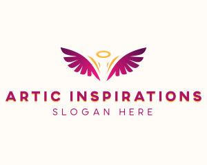 Holistic Angel Wings logo design