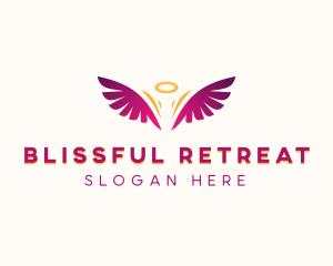 Holistic Angel Wings logo design