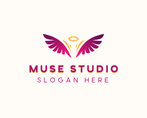 Holistic Angel Wings logo design