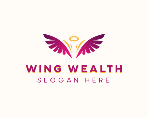 Holistic Angel Wings logo design