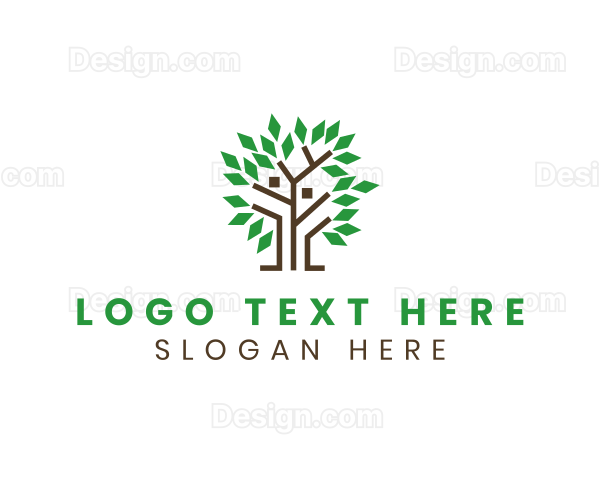 Nature Environmental Tree Logo