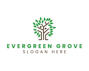 Nature Environmental Tree logo design