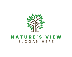 Nature Environmental Tree logo design