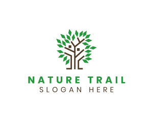 Nature Environmental Tree logo design