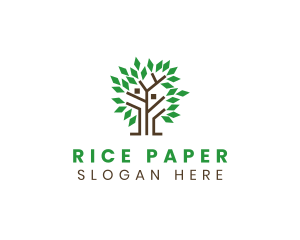 Nature Environmental Tree logo design