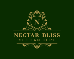 Luxury Decorative Shield logo design