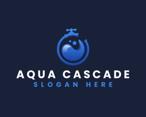 Faucet Water Plumbing  logo design