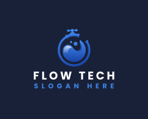 Faucet Water Plumbing  logo design