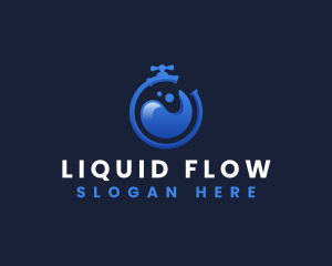 Faucet Water Plumbing  logo design