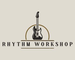 Music Guitar Instrument logo