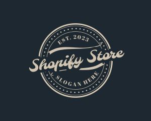 Cursive Store Brand logo design