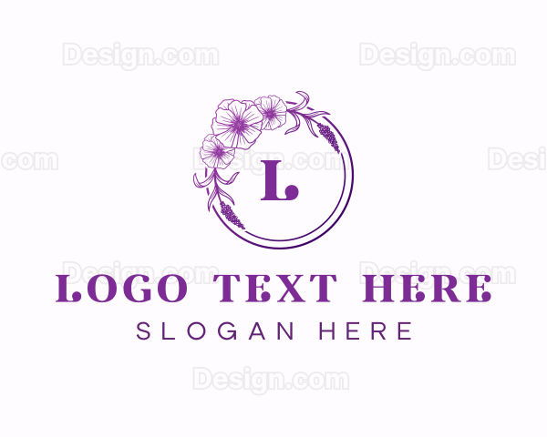 Elegant Flower Garden Logo