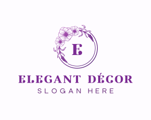 Elegant Flower Garden logo design