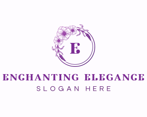 Elegant Flower Garden logo design