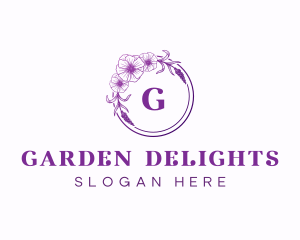 Elegant Flower Garden logo design