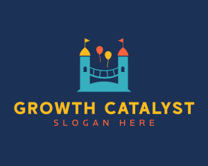 Balloon Castle Playground logo design