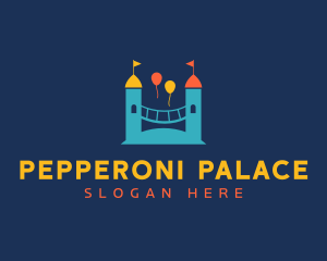 Balloon Castle Playground logo design