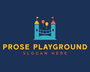 Balloon Castle Playground logo design