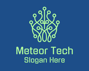 Leaf Tech Network logo design