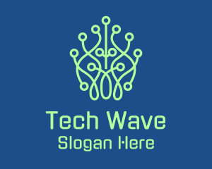 Leaf Tech Network logo design