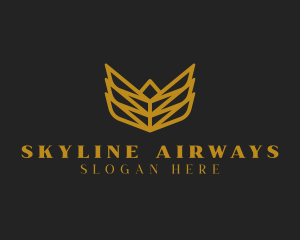 Professional Wings Airline logo design