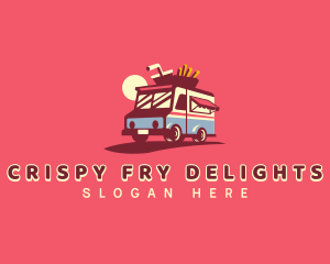 Drinks Fries Food Truck logo