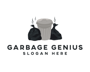 Garbage Trash Bin logo