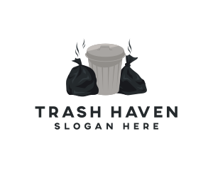 Garbage Trash Bin logo