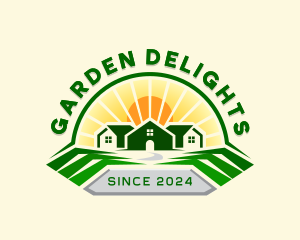 Lawn Yard Landscaping logo design